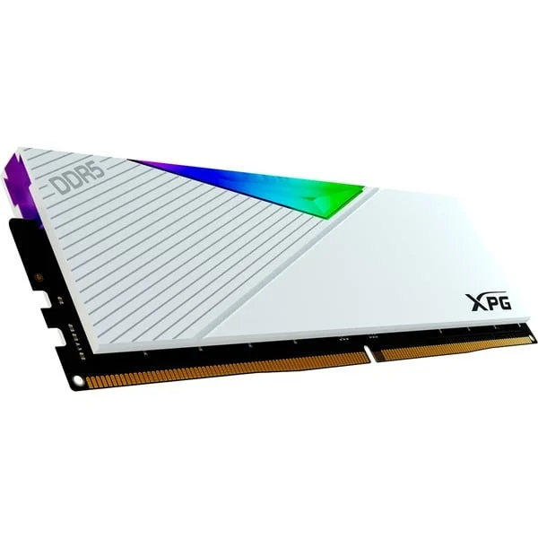 ADATA DIMM 16 GB DDR5-6400 , Arbeitsspeicher (weiß, AX5U6400C3216G-CLARWH, Lancer RGB, INTEL XMP)