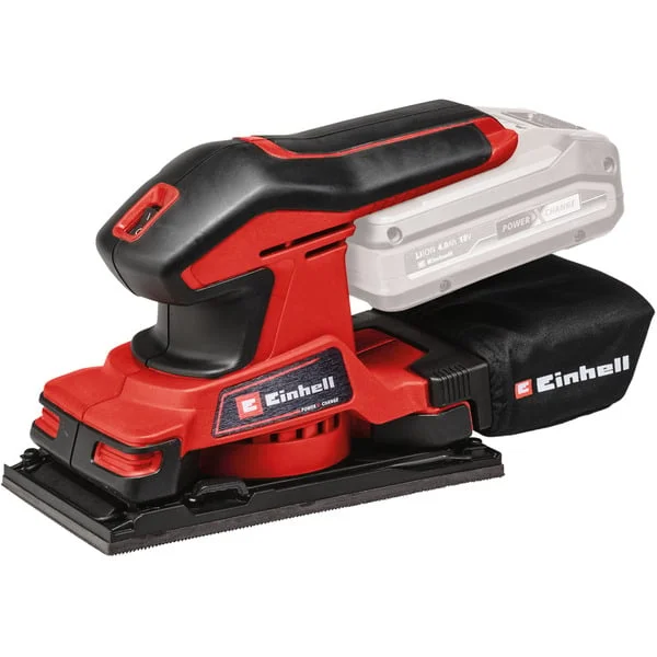 EINHELL Power X-Change Akku-Schwingschleifer TC-OS 18/187 Li-Solo, 18Volt (rot/schwarz, ohne Akku und Ladegerät)