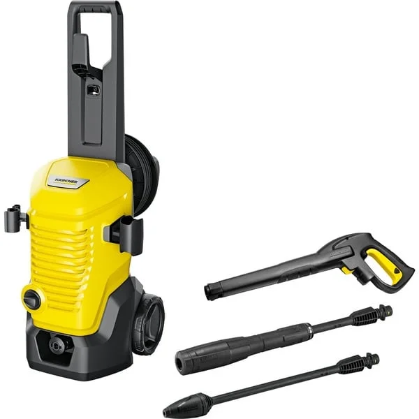 Kärcher K 4 WCM Premium, Hochdruckreiniger (gelb/schwarz, mit Dreckfräser und Schlauchtrommel)