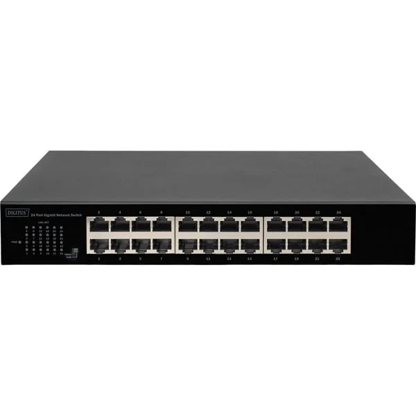 Digitus DN-80113-1 24-Port Gigabit Switch, 19 Zoll