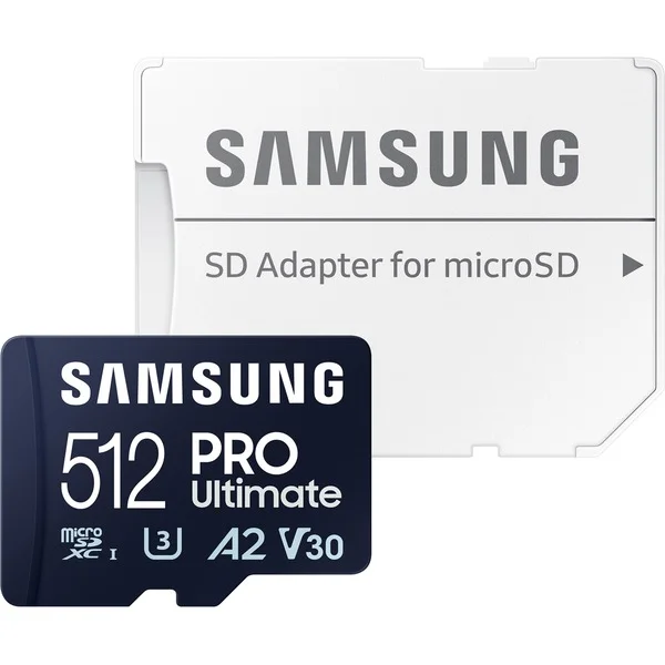 Samsung PRO Ultimate microSD 512 GB, Speicherkarte (dunkelblau, UHS-I U1, Class 10, V10, A1)