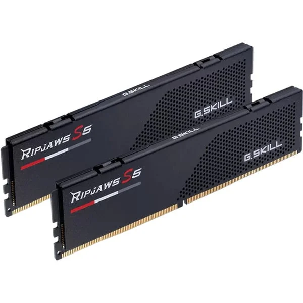 G.Skill DIMM 128 GB DDR5-6000 (2x 64 GB) Dual-Kit, Arbeitsspeicher (schwarz, F5-6000J3444F64GX2-RS5K, Ripjaws S5, INTEL XMP, AMD EXPO)
