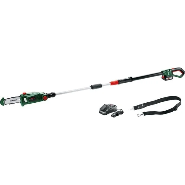 Bosch Heimwerken & Garten Akku-Hochentaster UniversalChainPole 18, 18Volt (grün/schwarz, Li-Ionen Akku 2,5Ah, POWER FOR ALL ALLIANCE)