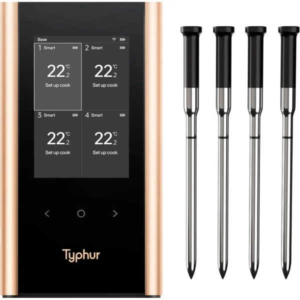 Typhur Sync Gold Quad, Thermometer (schwarz, inkl. 4 Sonden)