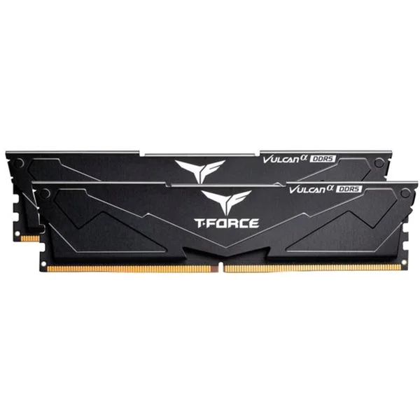 Team Group DIMM 32 GB DDR5-6000 (2x 16 GB) Dual-Kit, Arbeitsspeicher (schwarz, FLABD532G6000HC38ADC01, Vulcan Alpha, AMD EXPO)