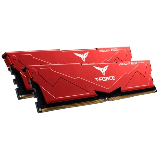 Team Group DIMM 32 GB DDR5-6000 (2x 16 GB) Dual-Kit, Arbeitsspeicher (rot, FLRD532G6000HC38ADC01, Vulcan, INTEL XMP)