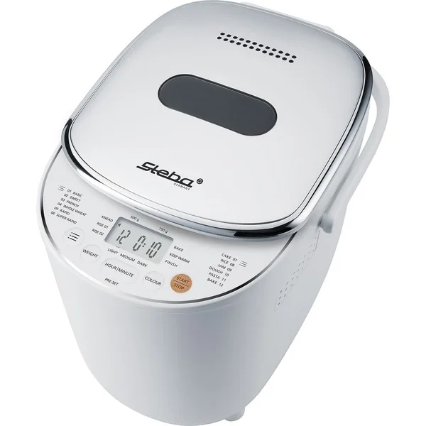 Steba Brotbackautomat BM 3 (weiß/silber, 600 Watt, für Brote bis 750g)