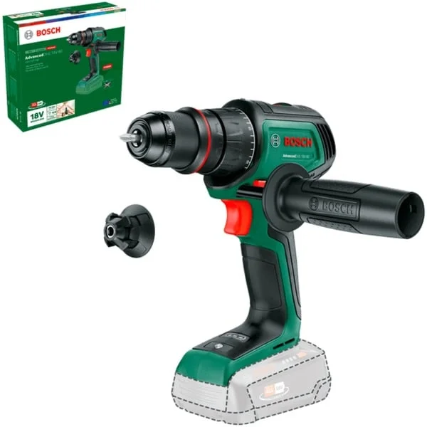 Bosch Heimwerken & Garten Akku-Bohrschrauber AdvancedDrill 18V-80 QuickSnap Solo (grün/schwarz, ohne Akku und Ladegerät, POWER FOR ALL ALLIANCE)