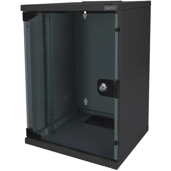 Digitus Wandgehäuse 254 mm (10") - 312x300 mm (BxT), IT-Schrank (schwarz)