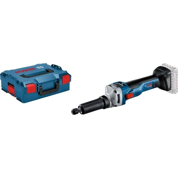 Bosch Professional Akku-Geradschleifer GGS 18V-10 SLC Professional, 18Volt (blau/schwarz, ohne Akku und Ladegerät, in L-BOXX)