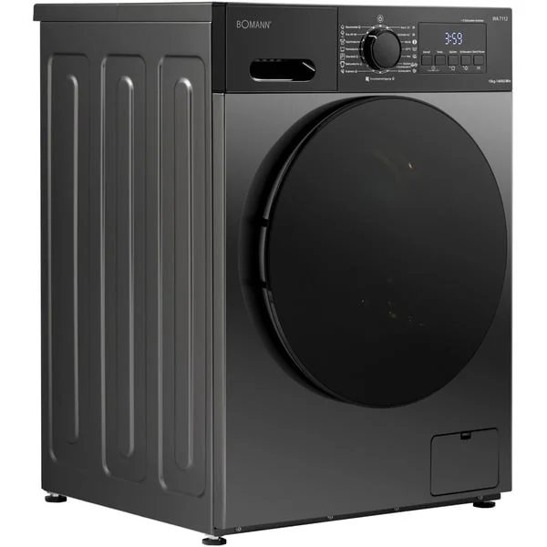 Bomann WA 7112 titan, Waschmaschine (titan/schwarz)