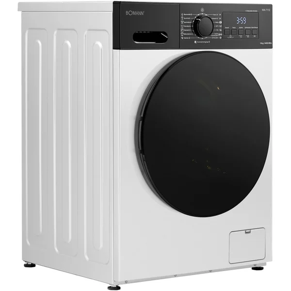 Bomann WA 7112 , Waschmaschine (weiß/schwarz)