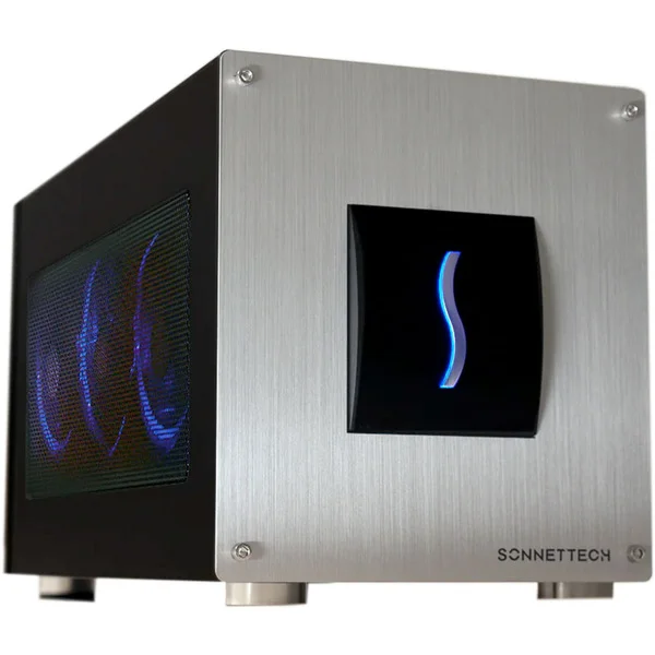 Sonnet eGPU Breakaway Box 850T5 Thunderbolt 5 , Gehäuse (silber, Mit 850 Watt Netzteil)