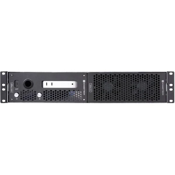 Sonnet xMac mini (2024+) Gehäusesystem mit Echo III , Rack-Gehäuse (schwarz, 2 Höheneinheiten)