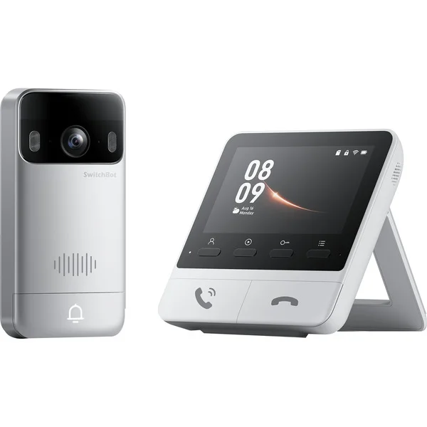 SwitchBot Video-Türklinge inkl. Display, Türklingel (weiß/silber)