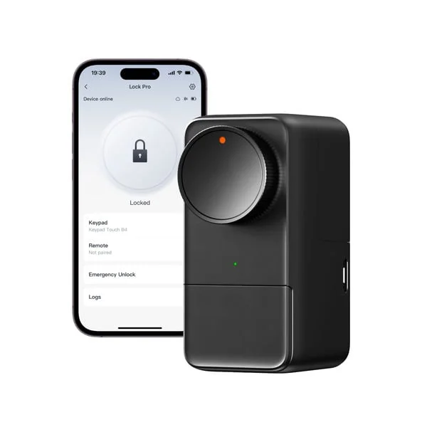 SwitchBot Smart Lock Pro, elektronisches Türschloss (schwarz)