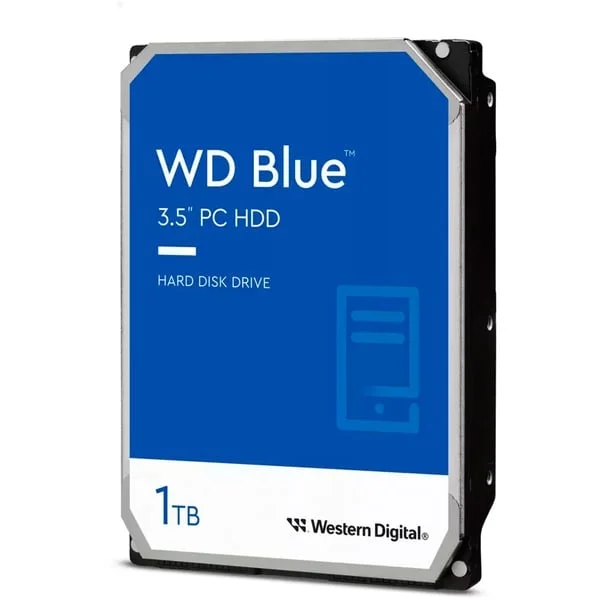 WD WD10EZRZ 1 TB, Festplatte (SATA 6 Gb/s, 3,5", WD Blue)