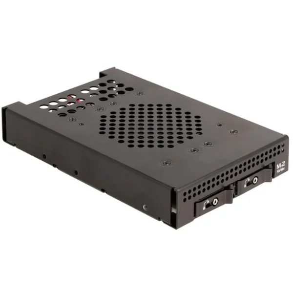 DeLOCK 3.5″ Wechselrahmen für 2 x M.2 NVMe SSD