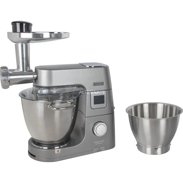 Kenwood Titanium Chef Patissier XL Küchenmaschine KWL90.164SI (silber, 1.400 Watt, integrierte Waage)