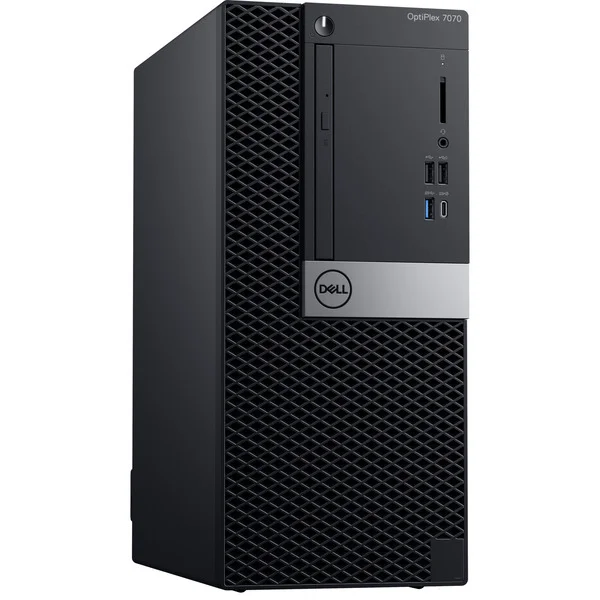 Dell OptiPlex 7070 MT Generalüberholt, PC-System (schwarz, Windows 11 Pro)