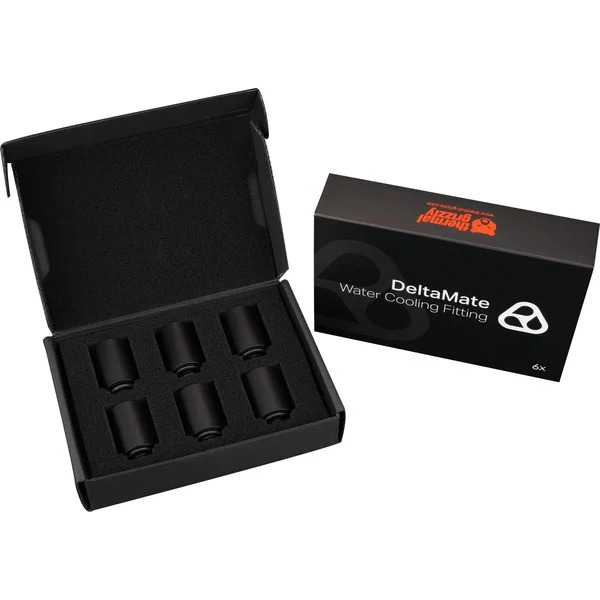 Thermal Grizzly DeltaMate Extender - MF28, Verbindung (schwarz, 6er Pack)