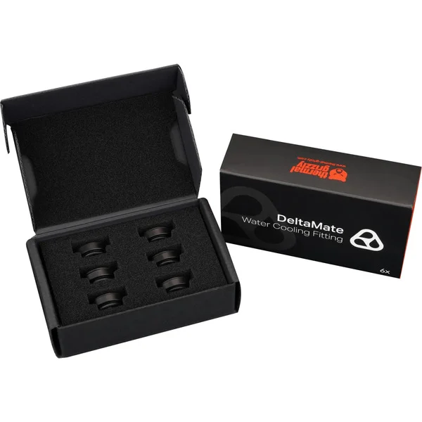 Thermal Grizzly DeltaMate Plug, Verbindung (schwarz, 6er Pack)