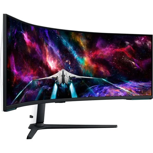 Samsung Odyssey Neo G95NC S57CG954NU, Gaming-Monitor (145 cm (57 Zoll), weiß/schwarz, UWUHD, VA, AMD Free-Sync, G-Sync kompatibel, 240Hz Panel)
