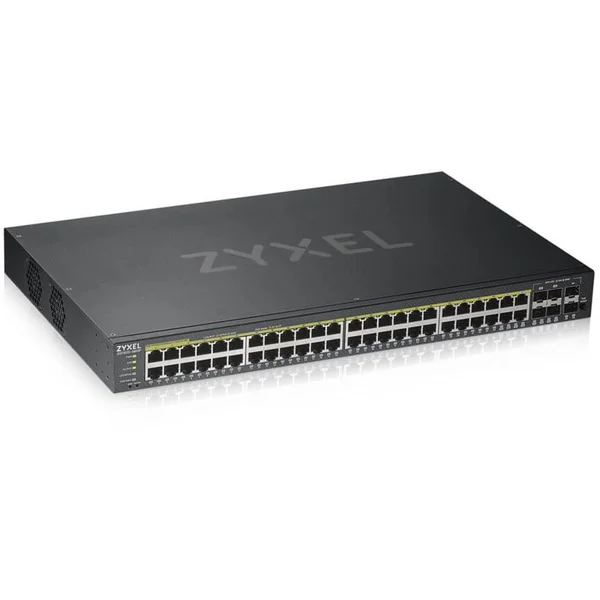 Zyxel GS1920-48HP V2, Switch (schwarz, 375W PoE+ Gesamtbudget)