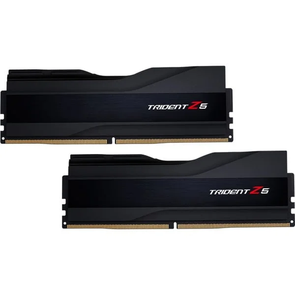 G.Skill DIMM 64 GB DDR5-6000 (2x 32 GB) Dual-Kit, Arbeitsspeicher (schwarz, F5-6000J3040G32GX2-TZ5K, Trident Z5, INTEL XMP)