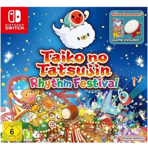 Taiko no Tatsujin: Rhythm Festival + Trommel, Nintendo Switch-Spiel