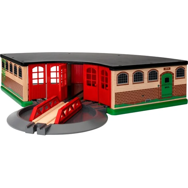 BRIO World Großer Ringlokschuppen, Bahn