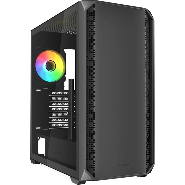 Sharkoon AK2 RGB , Tower-Gehäuse (schwarz, Tempered Glass)
