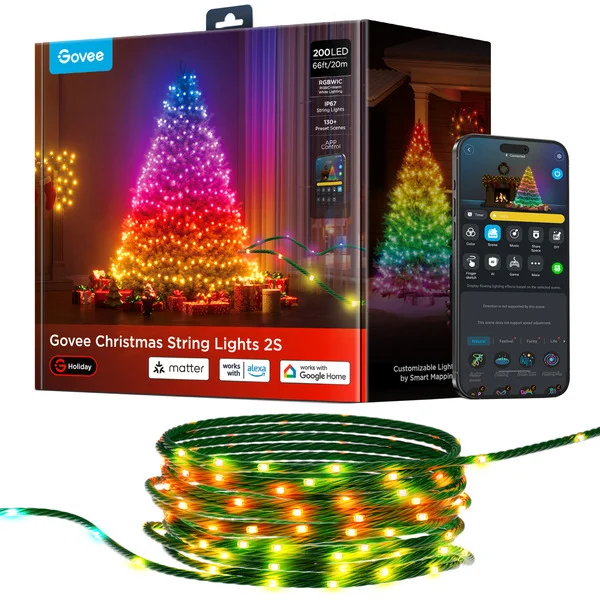 Govee String Lights 2S, Lichterkette (20 Meter)