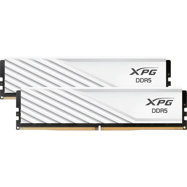 ADATA DIMM 32 GB DDR5-6000 (2x 16 GB) Dual-Kit, Arbeitsspeicher (weiß, AX5U6000C4816G-DTLABWH, XPG Lancer Blade, INTEL XMP, AMD EXPO)