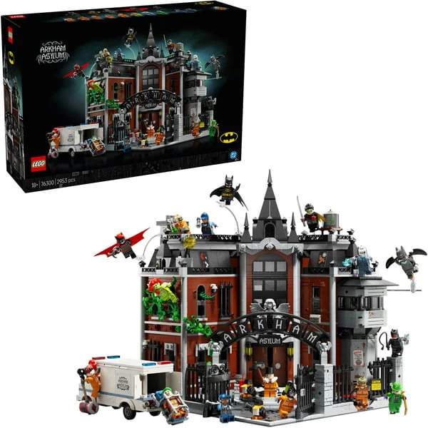 LEGO 76300 DC Super Heroes Batman Arkham Asylum, Konstruktionsspielzeug