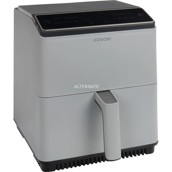 Cosori Heißluftfritteuse Dual Blaze Chef Edition CAF-P583S-AEUR (hellgrau, 1.750 Watt, Korb 6,4 Liter)