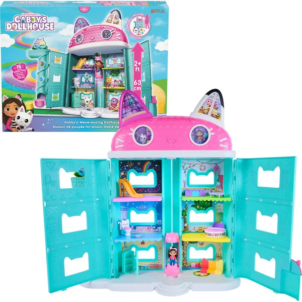 Spin Master Gabby's Dollhouse - Katz-tastisches Puppenhaus 2026, Spielgebäude