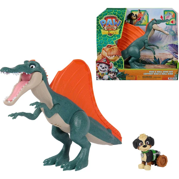 Spin Master Paw Patrol: Der Dino Film - Rise & Roll Dino Set, Spielfigur