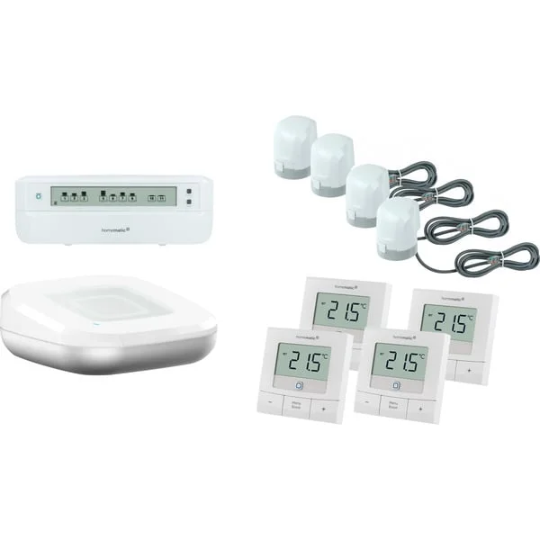 Homematic IP Set Fußbodenheizung - basic für 4 Räume