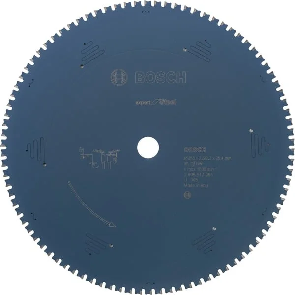 Bosch Professional EXPERT Steel Kreissägeblatt, Ø 355mm, 90Z (Bohrung 25,4mm, für Kapp- & Gehrungssägen)