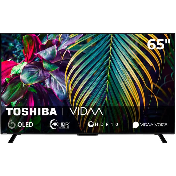 Toshiba 65QV2363DA, QLED-Fernseher (164 cm (65 Zoll), schwarz, UltraHD/4K, Triple Tuner, Smart TV, VIDAA)