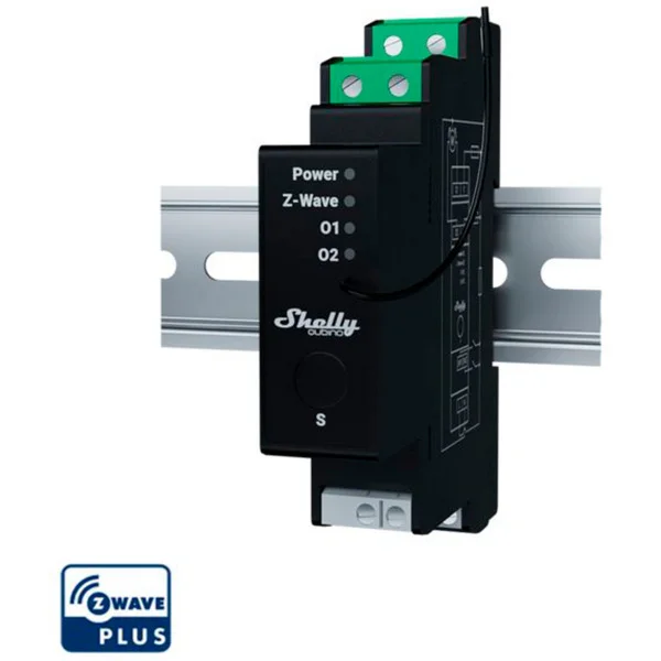 Shelly Wave Pro Shutter, Relais (schwarz)