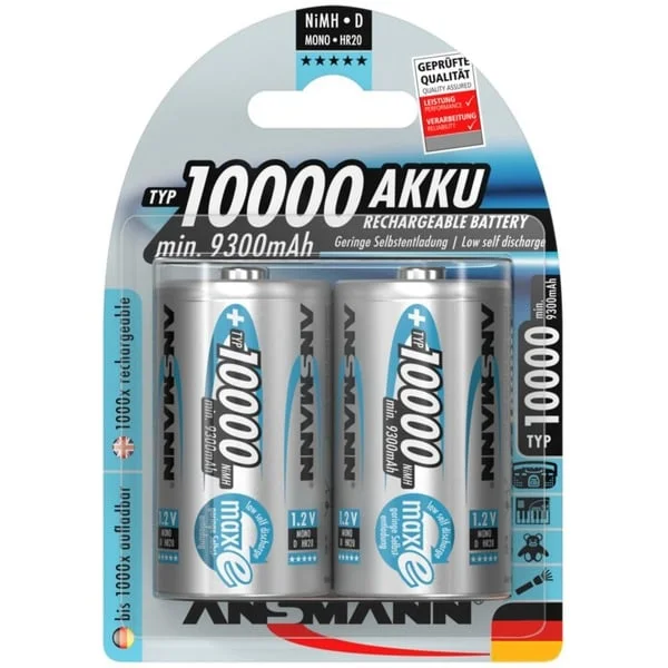 Ansmann 10000mAh NiMh Professional, Akku (silber)