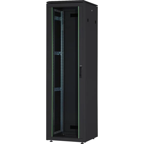 Digitus Netzwerkschrank Unique Serie - 600x800 mm (BxT), IT-Schrank (schwarz, 22 Höheneinheiten)