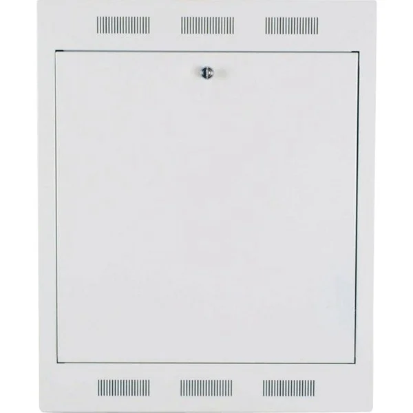 Digitus Wandgehäuse zur bündigen Montage (Flush Mount), IT-Schrank (hellgrau, 2 Höheneinheiten)