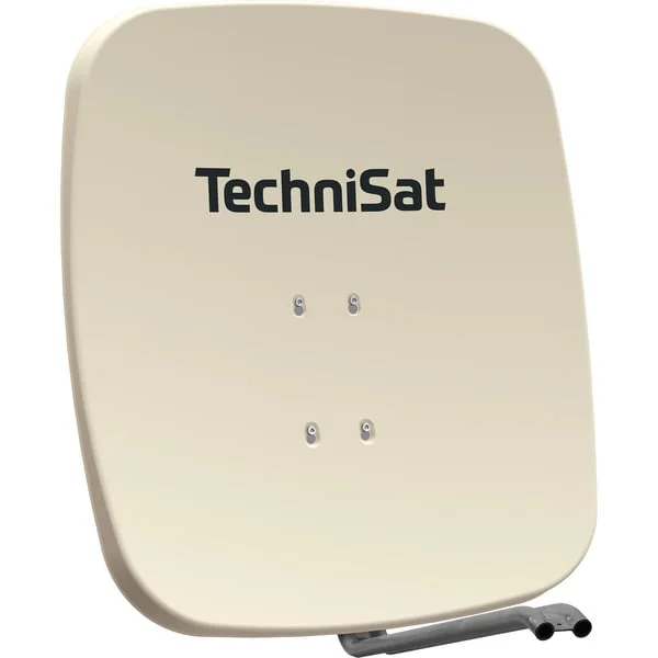 TechniSat Satellitenspiegel 65 Zentimeter Durchmesser Plus, Sat-Spiegel (beige, Retail)