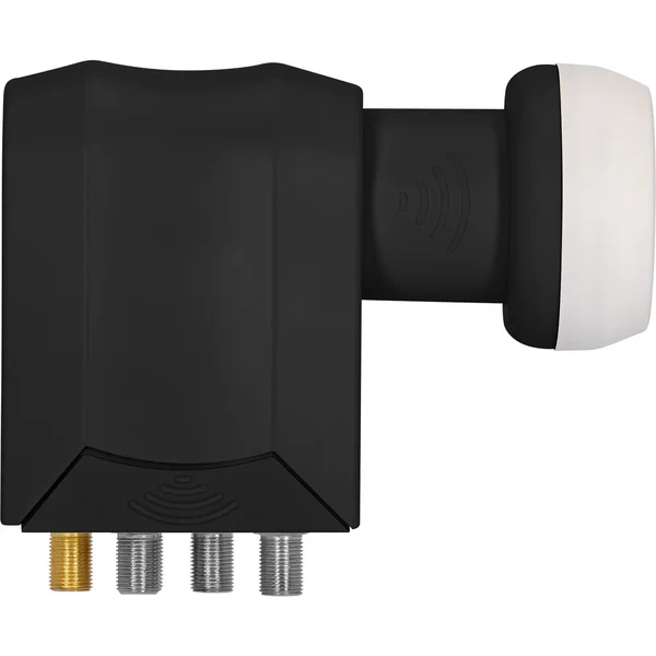 TechniSat Universal Single Cable Router 4 plus 4 Low Noise Block Converter, LNB (schwarz, Retail)