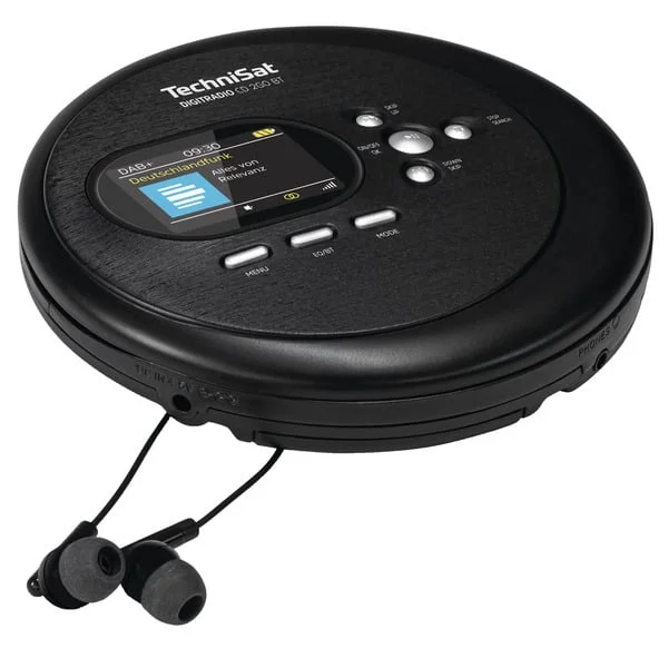 TechniSat Digitalradio CD 2GO Digital Audio Broadcasting Plus Bluetooth, CD-Player (schwarz, Retail)