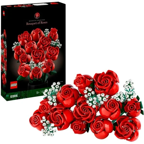 LEGO 10328 Icons Rosenstrauß, Konstruktionsspielzeug