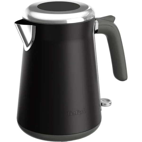 Tefal KI6668 Edelstahl, Wasserkocher (schwarz/edelstahl, 2.400 Watt, 1,7 Liter)